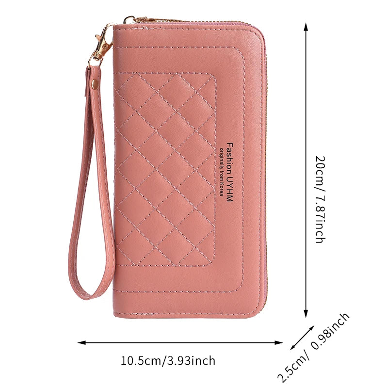 Serelle Long Wallet — Formato alargado ideal para tarjetas y teléfonos móviles.
