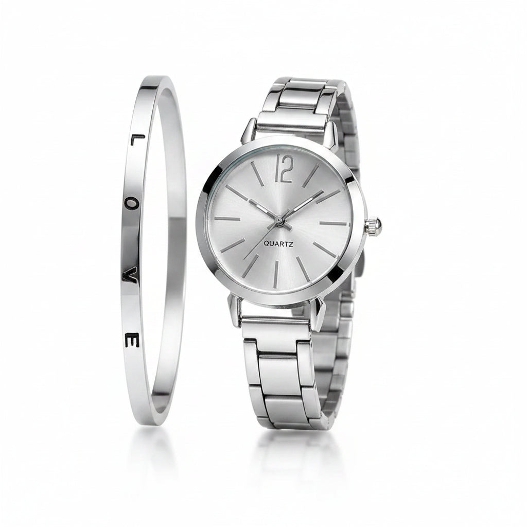 Reloj Aurora Gold — Reloj de diseño delicado con acabado dorado y estilo elegante para mujeres que buscan un accesorio sofisticado.