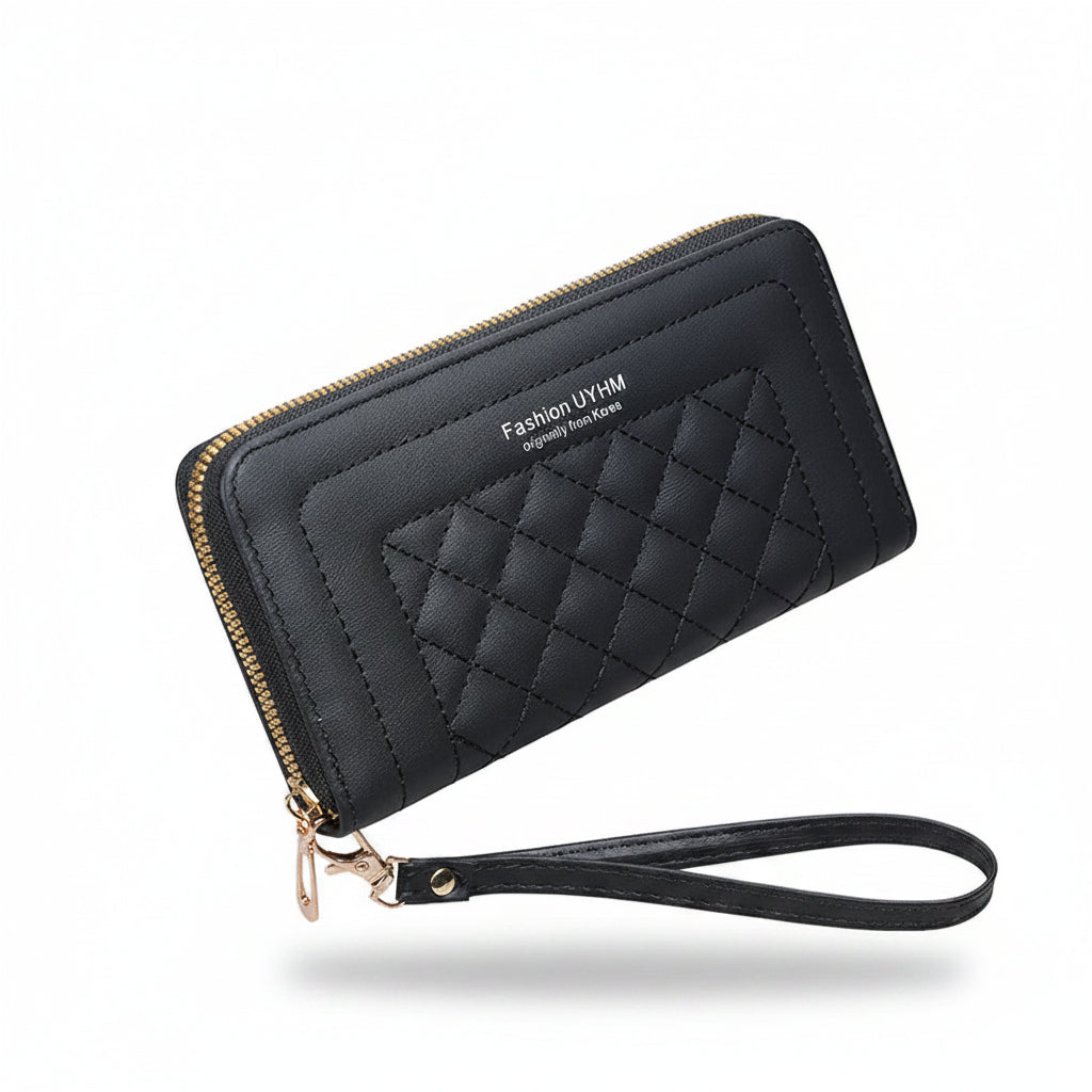 Serelle Long Wallet — Formato alargado ideal para tarjetas y teléfonos móviles.